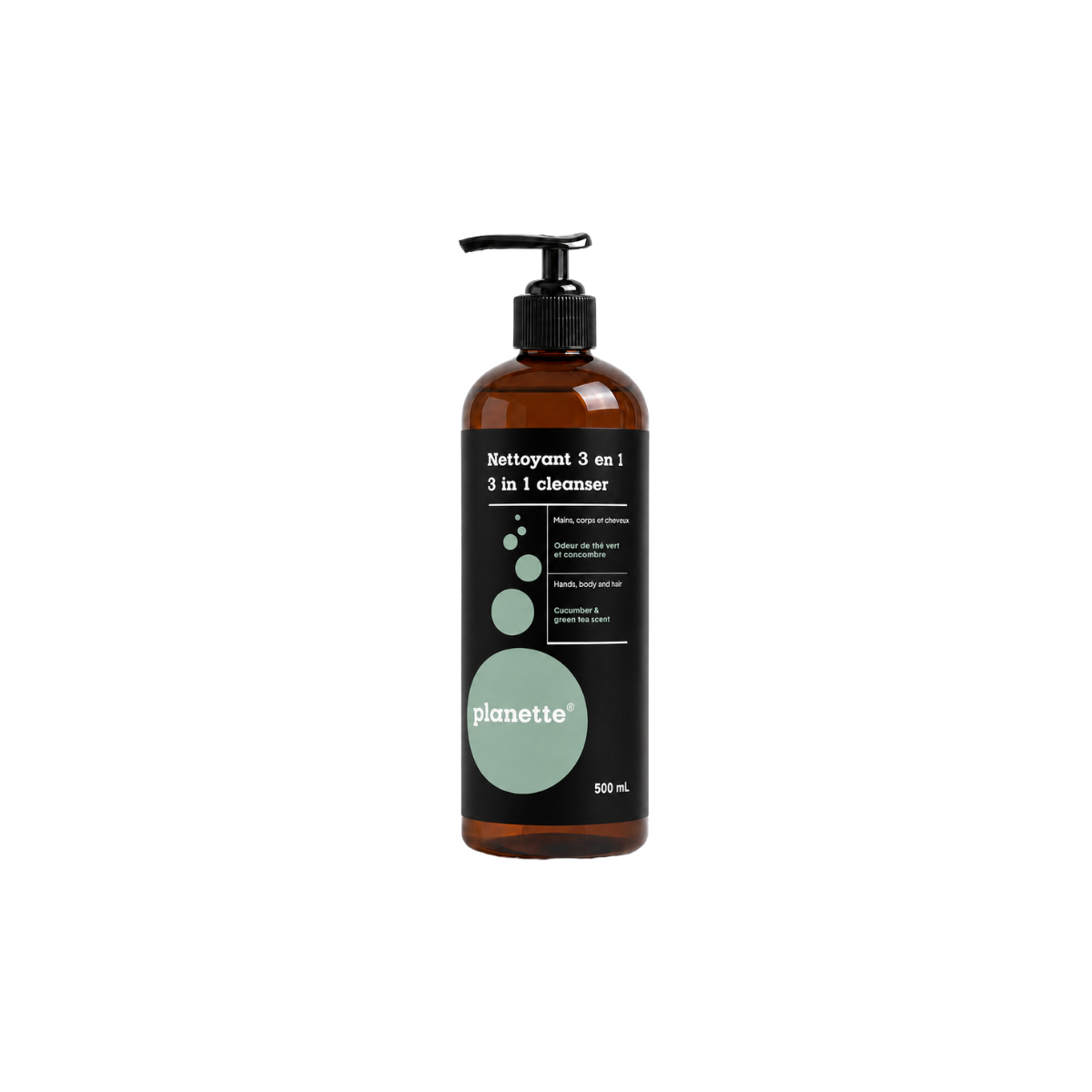 Trio gel douche-mains-cheveux