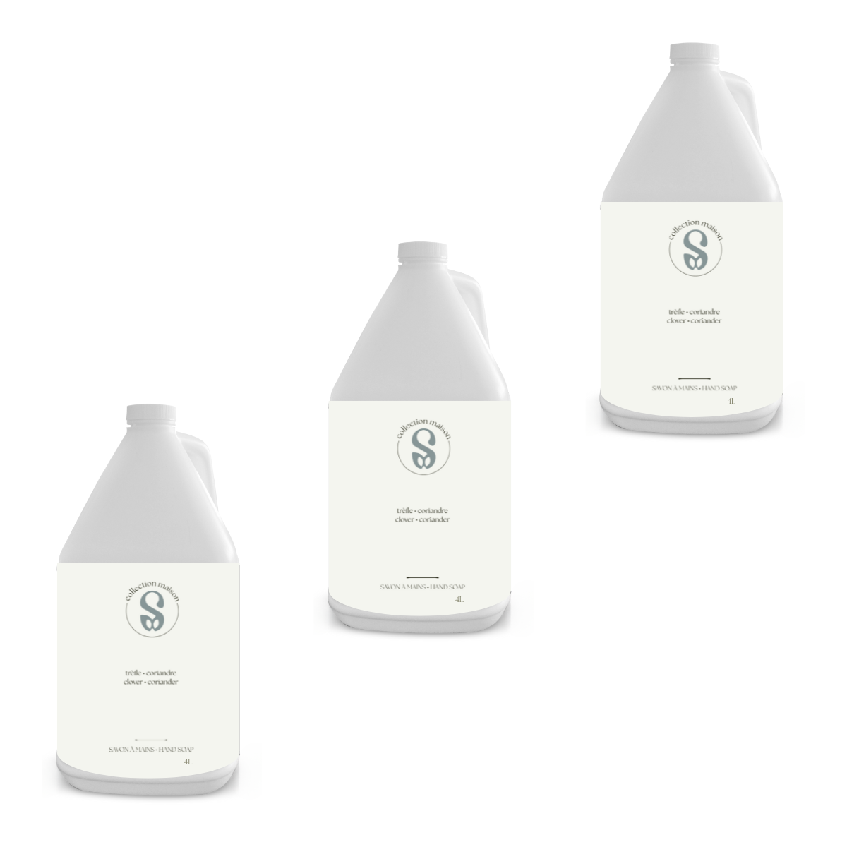 Savon à mains Trèfle-Coriandre (Grand format)