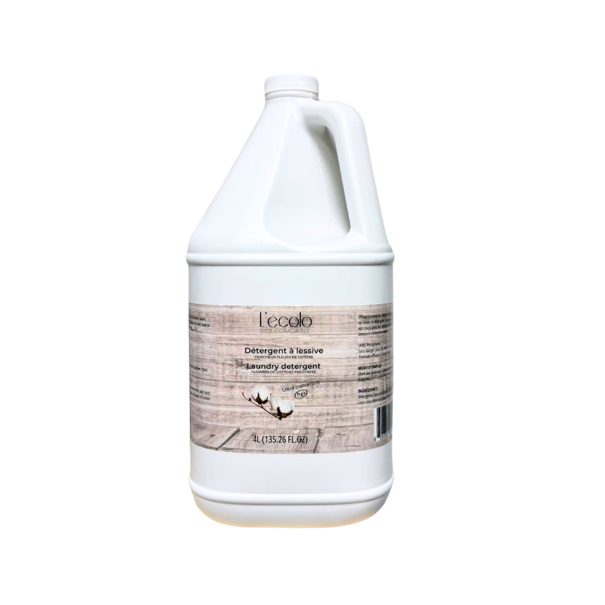 Détergent à lessive coton frais