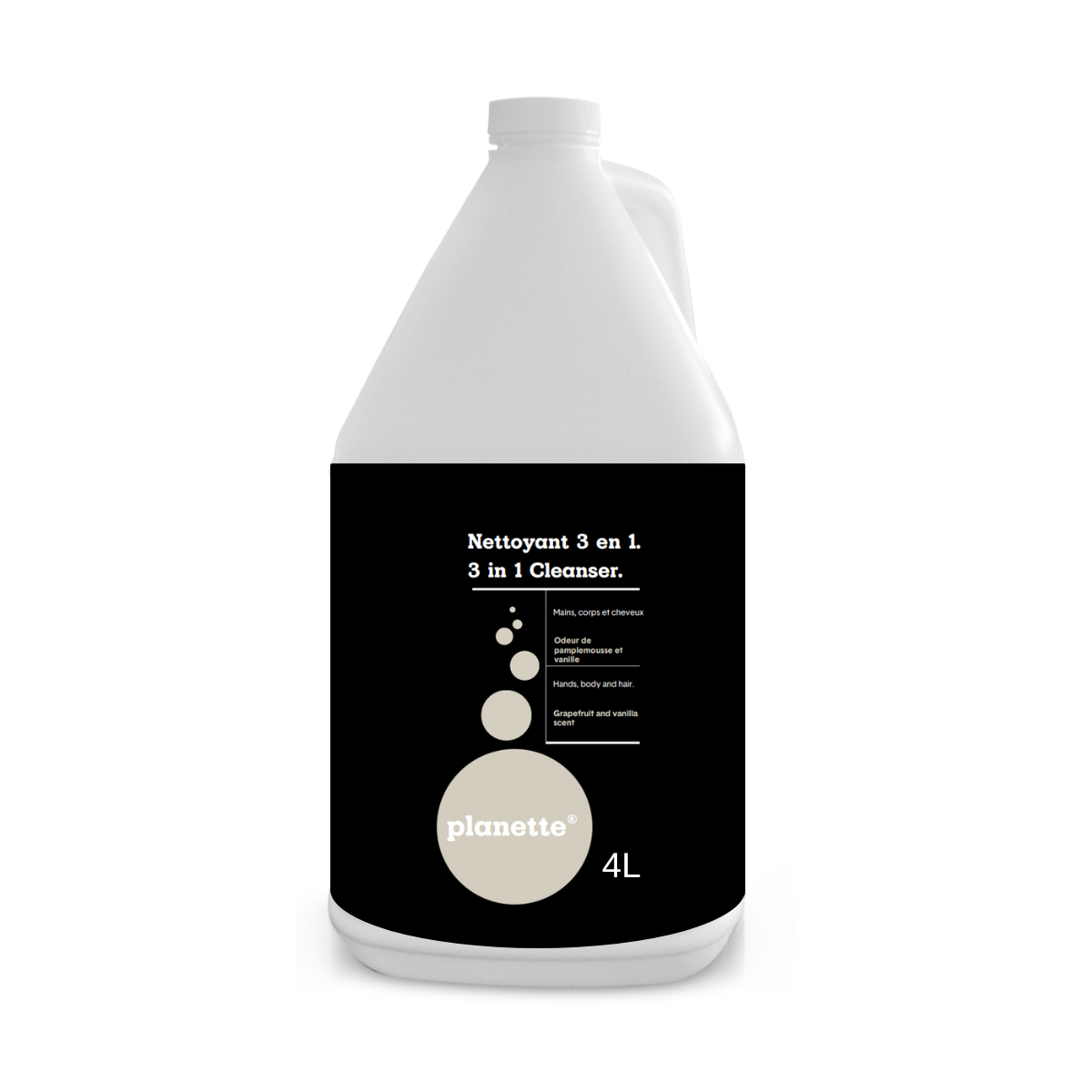 Trio gel douche-mains-cheveux