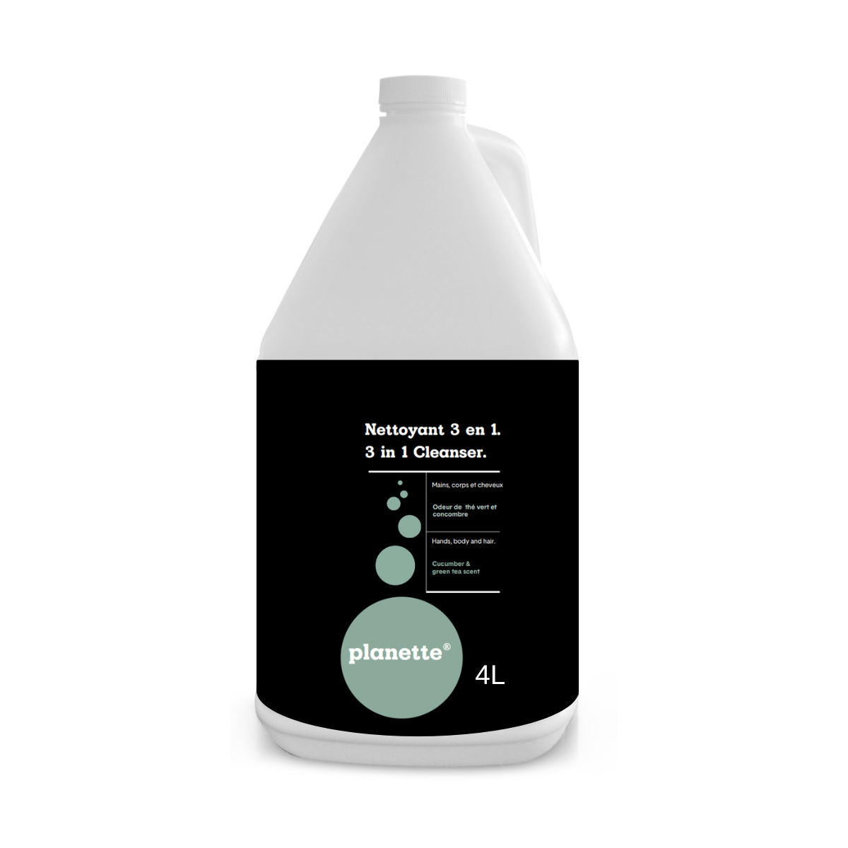 Trio gel douche-mains-cheveux