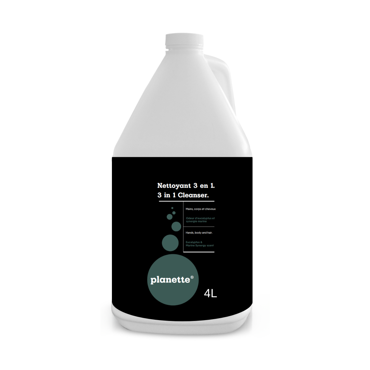 Trio gel douche-mains-cheveux