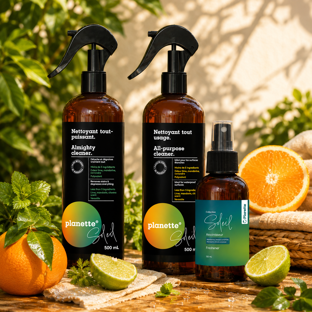 Trio ménager Soleil!